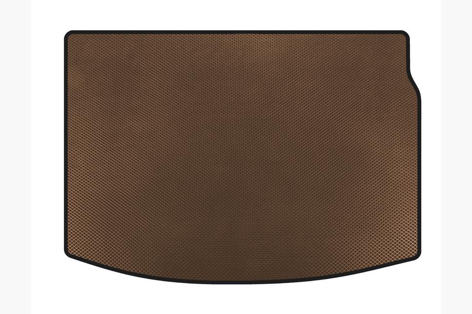 Renault Megane III 2009-2016 EVA Trunk Mat (HB, Brown) Image