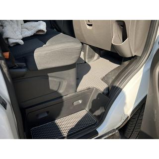 Polyurethane door sill mats (2 pcs, EVA, grey) Ford Custom 2013-2022 photo 2