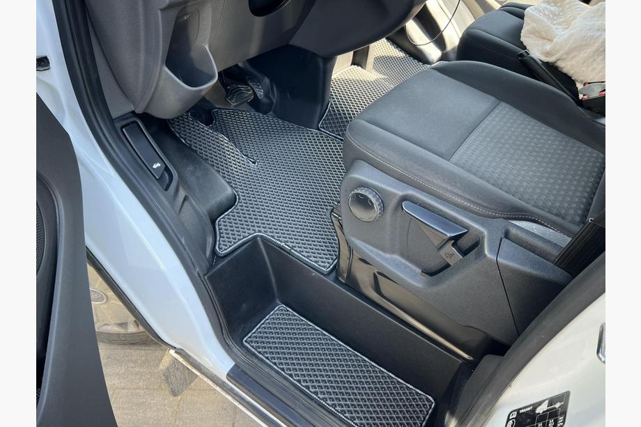 Ford Custom 2013-2022 Polyurethane door sill mats (2 pcs, EVA, grey) Image
