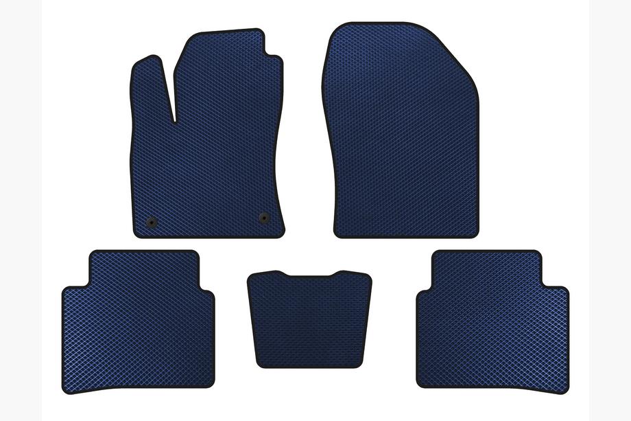 Toyota Prius 2015-2022 EVA Floor Mats (LB, Blue) Image