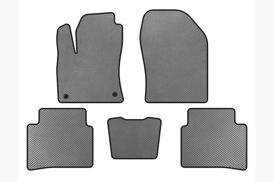 Toyota Prius 2015-2022 EVA Floor Mats (LB, Gray) Image