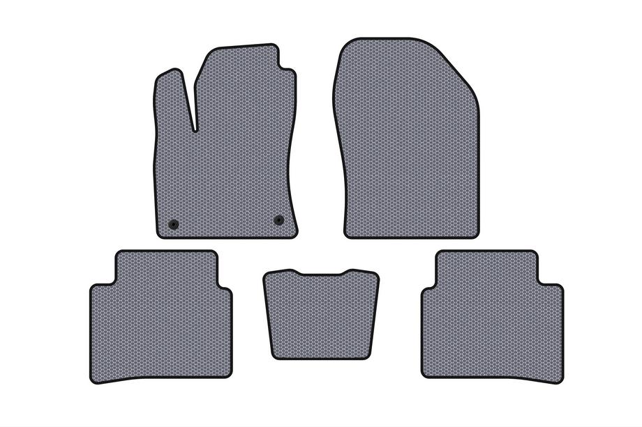 Toyota Prius 2015-2022 Rubber Floor Mats Carsuit (LB, Gray) Photo 1