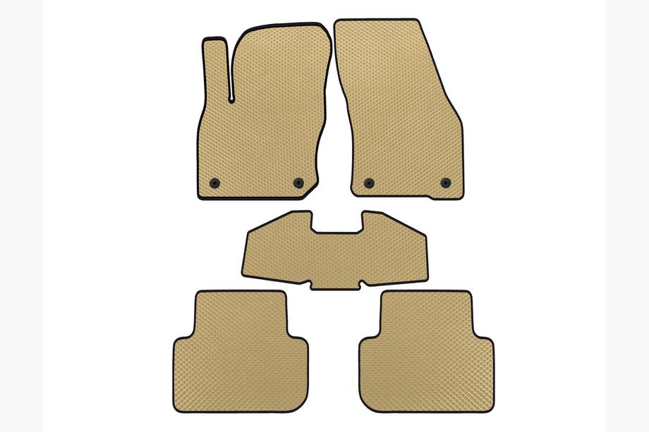 Volkswagen Tiguan 2023- EVA Floor Mats (Beige) Image