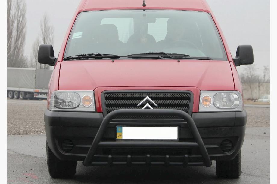 Peugeot Expert 1995-2007 Bull Bar WT003 Black Stainless Steel Photo 1