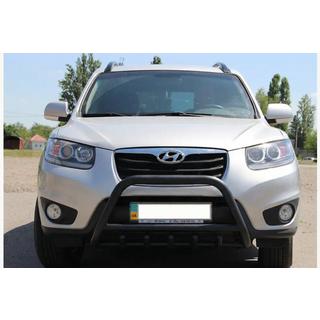 Bull Bar WT003 Black (Stainless Steel) Hyundai Santa Fe 2 2006-2012 photo 1