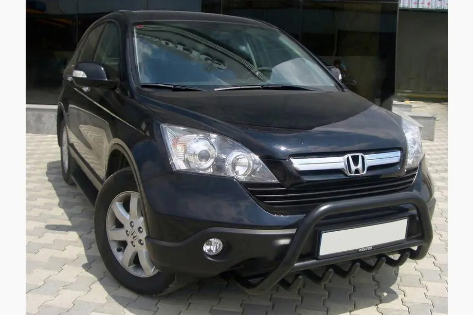 Honda CRV 2007-2011 Bull Bar WT003 Black (Stainless Steel) Image
