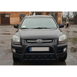 Bull Bar WT003 Black (Stainless Steel) Kia Sportage 2004-2010 photo 1