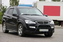 SsangYong Action 2005-2018 Bull Bar WT004 Black (Stainless Steel) photo 3