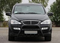 SsangYong Action 2005-2018 Bull Bar WT004 Black (Stainless Steel) photo 2