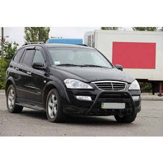 Bull Bar WT004 Black (Stainless Steel) SsangYong Action 2005-2018 photo 3