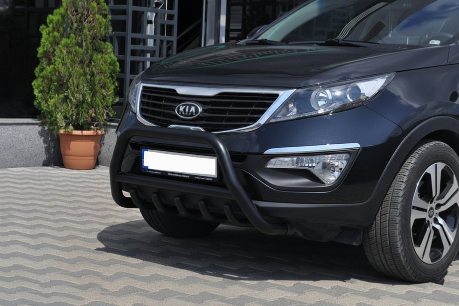 Kia Sportage 2010-2015 Bull Bar WT003 Black (Stainless Steel) Image