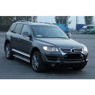 Bull Bar WT003 Black Special (Stainless Steel) Volkswagen Touareg 2002–2010 photo 3