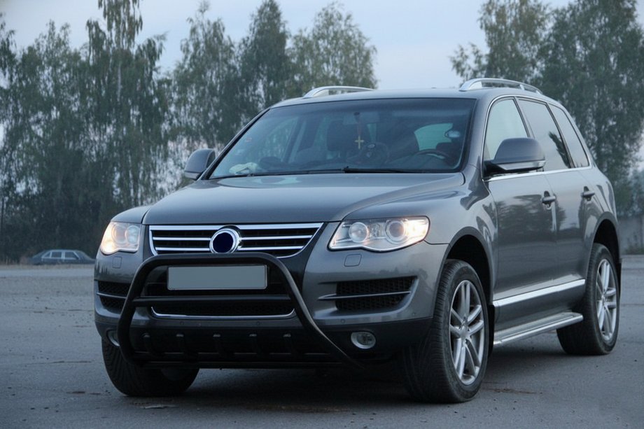 Volkswagen Touareg 2002–2010 Bull Bar WT003 Black Special (Stainless Steel) Photo 4