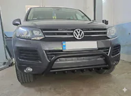 Volkswagen Touareg 2010-2018 Bull Bar WT003 Black Stainless Steel photo 4