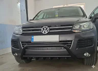 Volkswagen Touareg 2010-2018 Bull Bar WT003 Black Stainless Steel photo 1