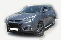 Hyundai IX-35 2010-2015 Front Bar WT003 Black (Stainless Steel) photo 3