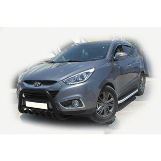 Front Bar WT003 Black (Stainless Steel) Hyundai IX-35 2010-2015 photo 3