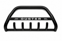 Renault Duster 2008–2017 Bull Bar with Inscription WT004 Black (Stainless Steel) photo 3
