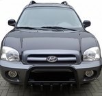 Hyundai Santa Fe 1 2000-2006 Bull Bar WT003 Black (Stainless Steel) photo 3