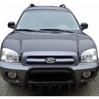 Bull Bar WT003 Black (Stainless Steel) Hyundai Santa Fe 1 2000-2006 photo 3