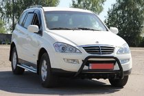 SsangYong Kyron 2005-2014 Bull Bar WT003 Black Stainless Steel photo 6
