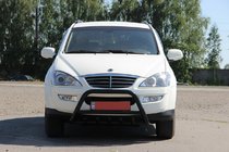 SsangYong Kyron 2005-2014 Bull Bar WT003 Black Stainless Steel photo 3