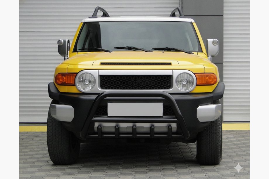 Toyota FJ Cruiser 2006-2022 Bull Bar WT003 Black Stainless Steel Photo 1