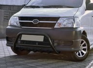 Toyota HiAce Bull Bar WT003 Black Stainless Steel photo 1