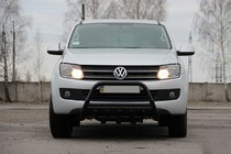 Volkswagen Amarok 2010-2022 Bull Bar WT003 Black Stainless Steel photo 1
