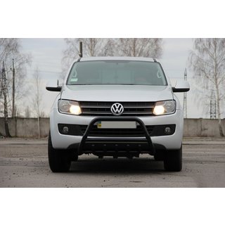 Bull Bar WT003 Black Stainless Steel Volkswagen Amarok 2010-2022 photo 1