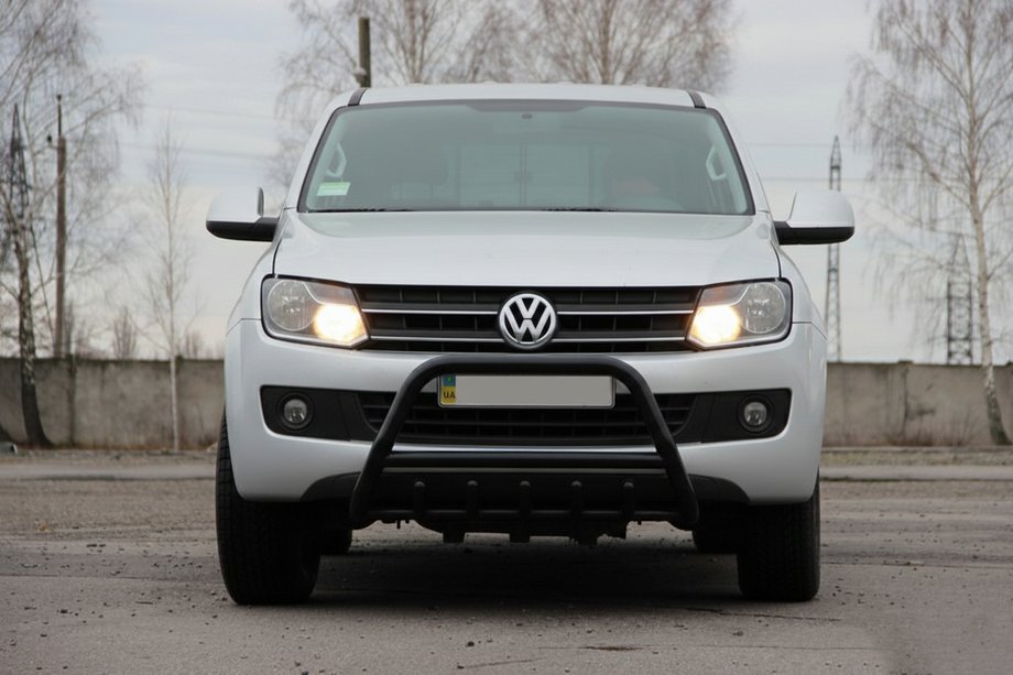 Volkswagen Amarok 2010-2022 Bull Bar WT003 Black Stainless Steel Image