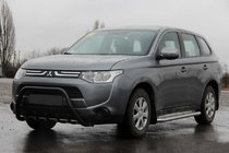 Mitsubishi Outlander 2012-2021 Bull Bar WT004 Black (Stainless Steel) photo 1
