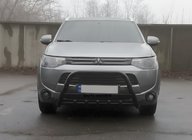 Mitsubishi Outlander 2012-2021 Bull Bar WT004 Black (Stainless Steel) photo 2
