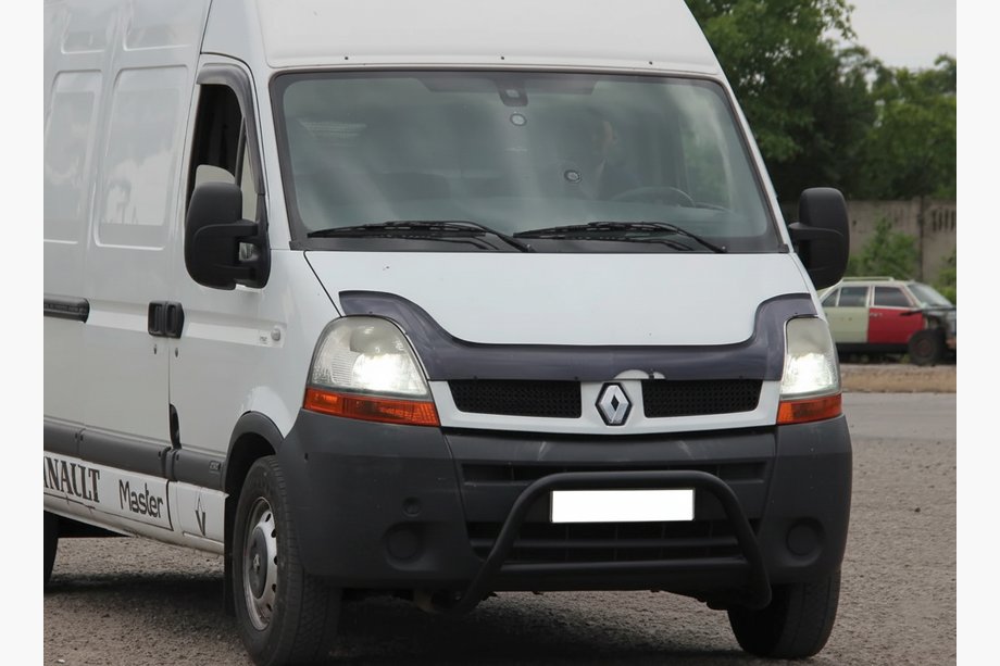 Opel Movano 2004-2010 Front Bar WT003 Black (Stainless Steel) Image