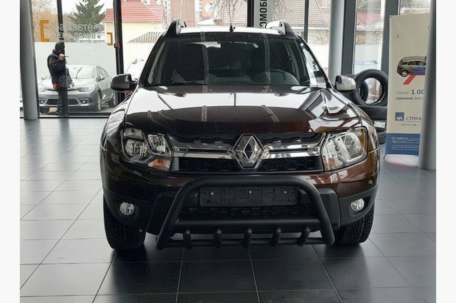 Dacia Duster 2008-2018 Bull Bar without Logo WT003 Black (Stainless Steel) Photo 5