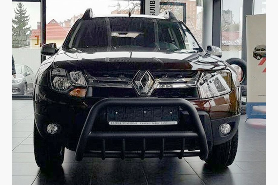 Dacia Duster 2008-2018 Bull Bar without Logo WT003 Black (Stainless Steel) Photo 4
