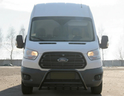 Ford Transit 2014- Bull Bar WT003 Black (Stainless Steel) photo 2