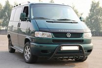 Volkswagen T4 Caravelle/Multivan 1990–2003 Bull Bar WT004 Black (Stainless Steel) photo 1