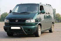 Volkswagen T4 Caravelle/Multivan 1990–2003 Bull Bar WT004 Black (Stainless Steel) photo 2