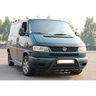 Bull Bar WT004 Black (Stainless Steel) Volkswagen T4 Caravelle/Multivan 1990–2003 photo 1