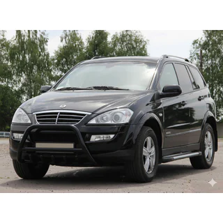 Bull Bar WT003 Black Stainless Steel SsangYong Action 2005-2018 photo 3