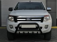 Ford Ranger 2011–2022 Front Guard WT003 Black (Stainless Steel) photo 1