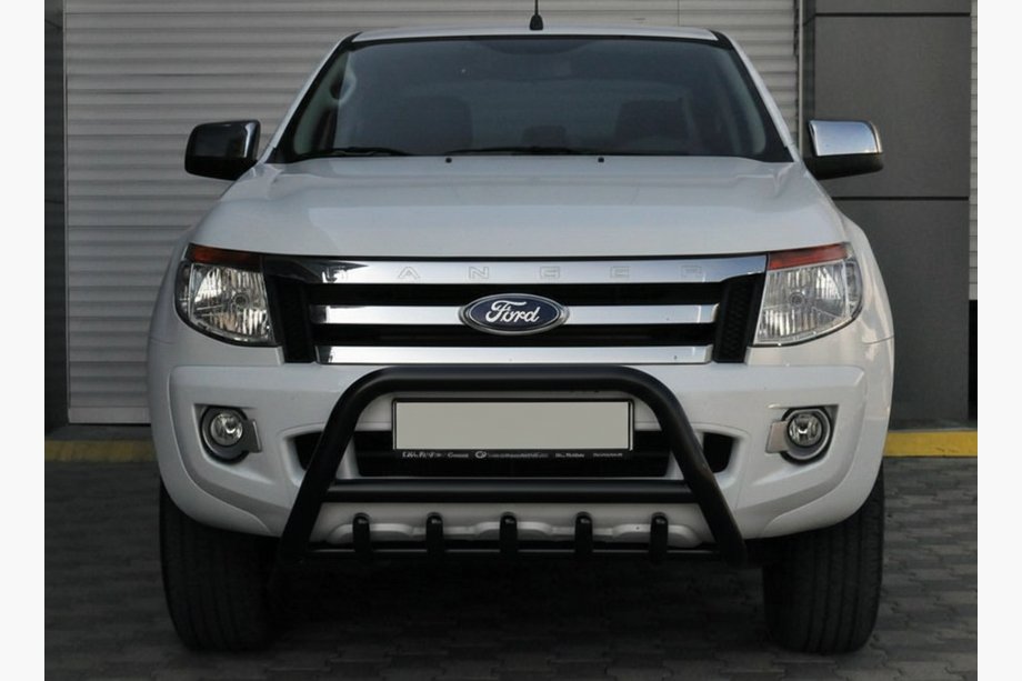 Ford Ranger 2011–2022 Front Guard WT003 Black (Stainless Steel) Image