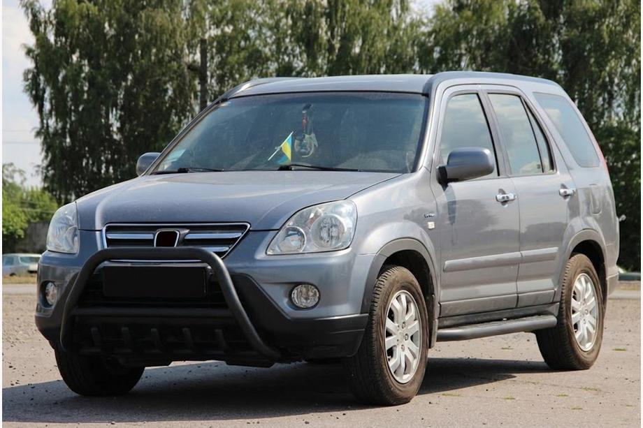 Honda CRV 2001-2006 Bull Bar WT003 Black (Stainless Steel) Image