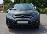 Honda CRV 2012-2016 Front Guard WT003 Black (Stainless Steel) photo 1