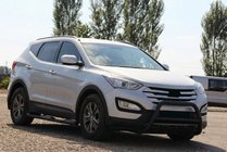 Hyundai Santa Fe 3 2012-2018 Front Bar WT003 Black (Stainless Steel) photo 4