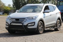 Hyundai Santa Fe 3 2012-2018 Front Bar WT003 Black (Stainless Steel) photo 5