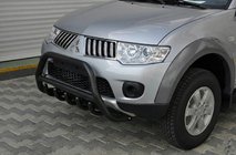 Mitsubishi L200 2006-2015 Bull Bar WT003 Black (Stainless Steel) photo 1