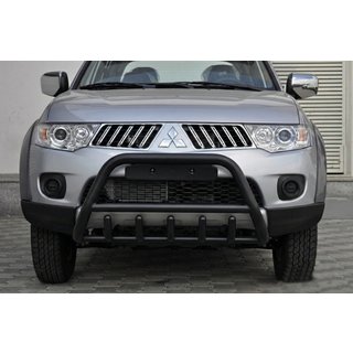 Front Guard WT003 Black (Stainless Steel) Mitsubishi Pajero Sport 2008-2015 photo 3