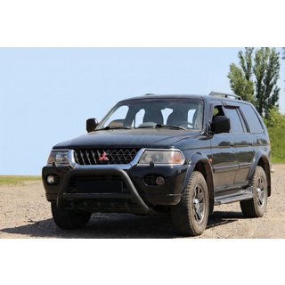 Bull Bar WT003 Black Stainless Steel Mitsubishi Pajero Sport 1996-2007 photo 3